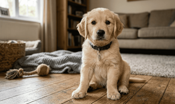 Golden Retriever Welpe